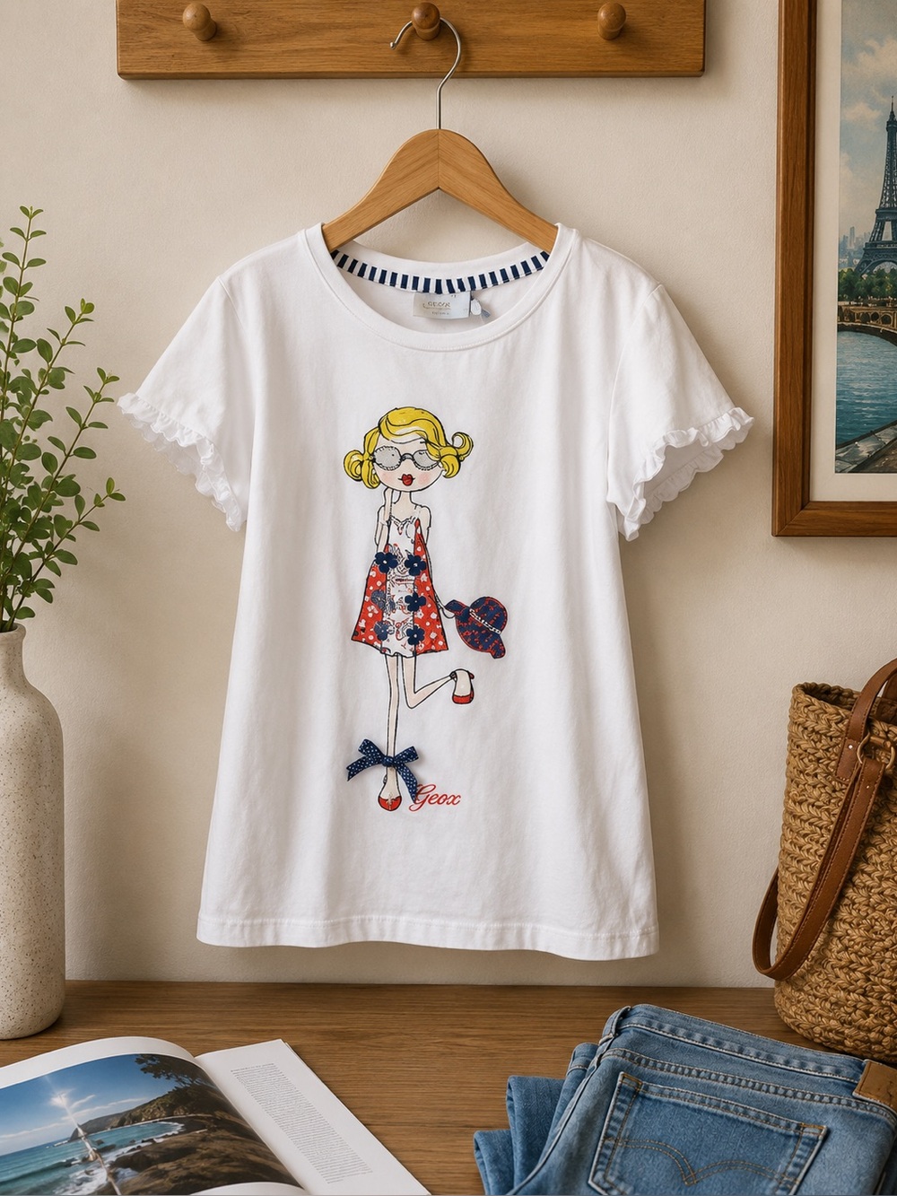 Geox Sassy White Top